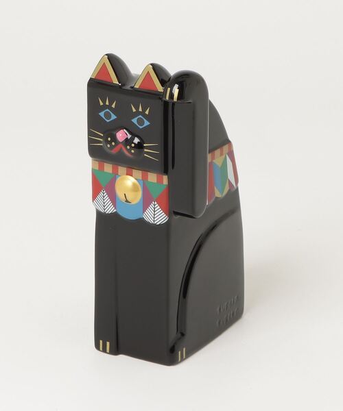 BEAMS JAPAN（ビームス　ジャパン）の「CGT:ツペラ招キ猫/大（インテリア雑貨・レディース・ブラック/ホワイト・ONE SIZE）」の2枚目の写真