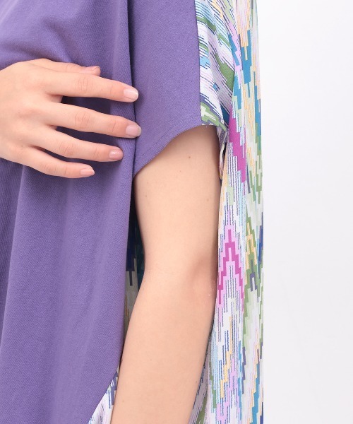 チチカカ（チチカカ）の「バックキカコンビプルオーバー（Tシャツ/カットソー・レディース・ブラック/パープル/アイボリー・FREE）」の19枚目の写真