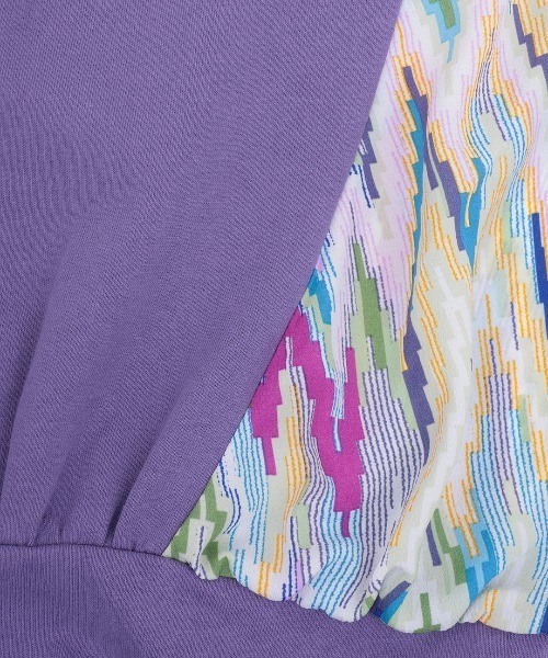 チチカカ（チチカカ）の「バックキカコンビプルオーバー（Tシャツ/カットソー・レディース・ブラック/パープル/アイボリー・FREE）」の22枚目の写真