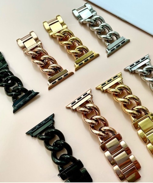 zandy(ズィーアンドワイ)の「ZANDY チャンキーチェーン(デジタル腕時計・レディース・ブラック/ゴールド/ピンクゴールド/シルバー・SMALL/MEDIUM)」の9枚目の写真