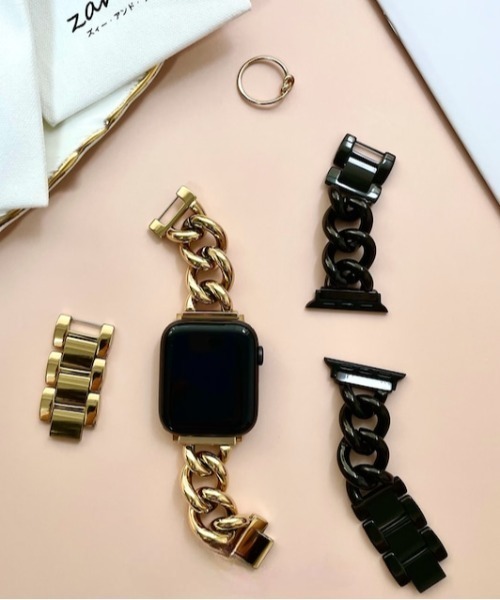 zandy(ズィーアンドワイ)の「ZANDY チャンキーチェーン(デジタル腕時計・レディース・ブラック/ゴールド/ピンクゴールド/シルバー・SMALL/MEDIUM)」の11枚目の写真