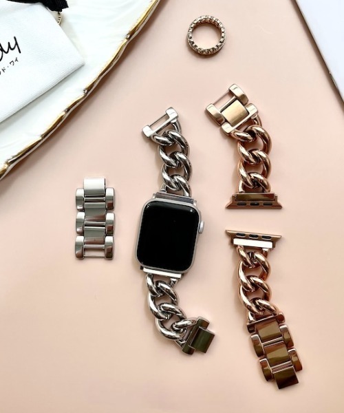 zandy(ズィーアンドワイ)の「ZANDY チャンキーチェーン(デジタル腕時計・レディース・ブラック/ゴールド/ピンクゴールド/シルバー・SMALL/MEDIUM)」の21枚目の写真