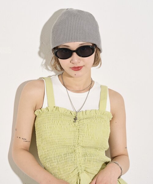 WHO'S WHO gallery（フーズフーギャラリー）の「オーバルサングラス（サングラス・レディース・ブラウン/ブラック・FREE）」の14枚目の写真