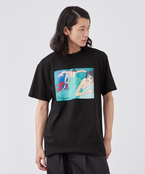 ルパン三世 レベッカ Tシャツ ブラック 黒 Lサイズ 新品未開封 ルパン三世長袖Tシャツ(LU3B-2007) サクラスタイルセレクション