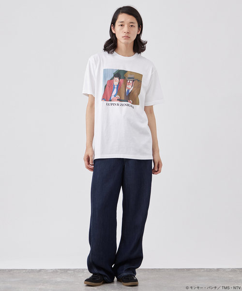 B.C STOCK(ベーセーストック)の「【ルパン三世】映画化30周年記念 別注Tシャツ(Tシャツ/カットソー・メンズ・ブラック/ブラック系その他/ホワイト/ホワイト系その他・MEDIUM/LARGE)」の9枚目の写真