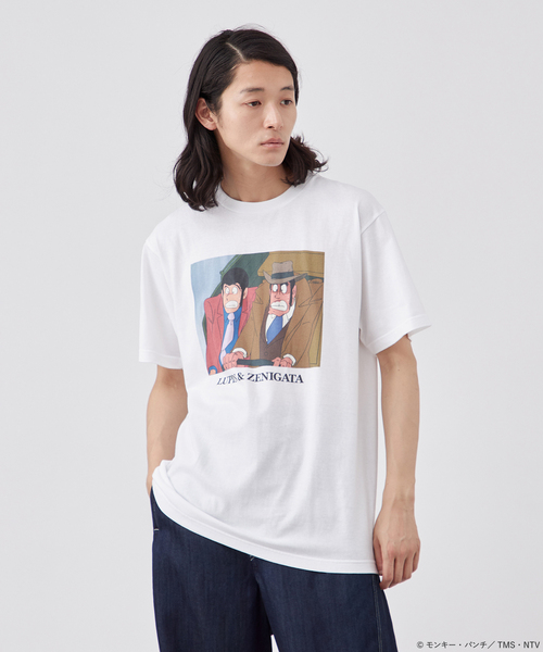 B.C STOCK(ベーセーストック)の「【ルパン三世】映画化30周年記念 別注Tシャツ(Tシャツ/カットソー・メンズ・ブラック/ブラック系その他/ホワイト/ホワイト系その他・MEDIUM/LARGE)」の10枚目の写真