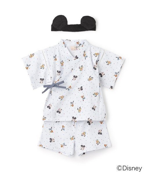 petit main（プティマイン）の「【Disney】総柄甚平（浴衣・キッズ・ライトブルー/ライトピンク・130cm/100cm/110cm/90cm/80ｃｍ/120cm）」の12枚目の写真