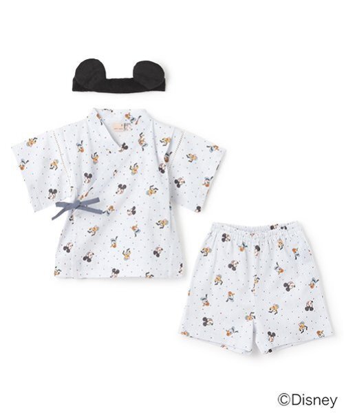 petit main（プティマイン）の「【Disney】総柄甚平（浴衣・キッズ・ライトブルー/ライトピンク・130cm/100cm/110cm/90cm/80ｃｍ/120cm）」の14枚目の写真