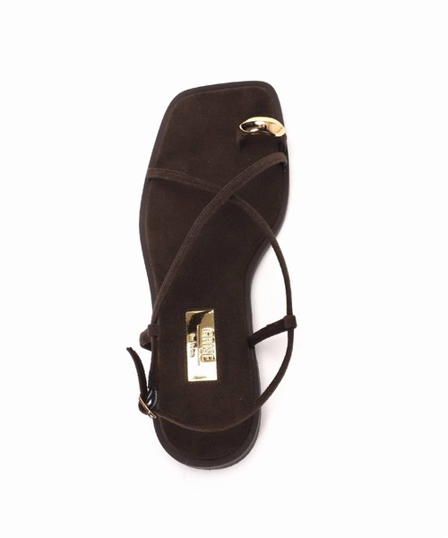 LE TALON（ルタロン）の「《追加4》GRISEメタルリングクロストングサンダル（サンダル・レディース・ブラウン・SMALL/MEDIUM/LARGE/X-LARGE）」の11枚目の写真