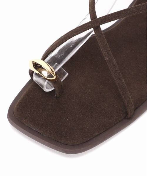 LE TALON（ルタロン）の「《追加4》GRISEメタルリングクロストングサンダル（サンダル・レディース・ブラウン・SMALL/MEDIUM/LARGE/X-LARGE）」の8枚目の写真