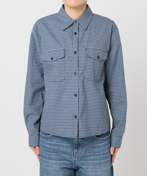 U by SPICK&SPAN(ユーバイスピックアンドスパン)の「チェックシャツ(シャツ/ブラウス・レディース・ブラウン/ブルー・FREE)」の21枚目の写真