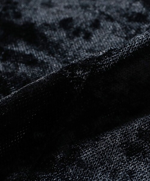 B:MING by BEAMS(ビーミングバイビームス)の「シアー ベロア ロングスリーブ Tシャツ(Tシャツ/カットソー・レディース・ブラック/ブラック系その他2/ブルー系その他・ONE SIZE)」の10枚目の写真