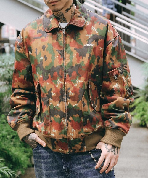 Subciety（サブサエティ）の「CWU-36P（ミリタリージャケット・メンズ・カモフラージュ/オリーブ/ブラック・X-LARGE/LARGE/MEDIUM/SMALL）」の3枚目の写真