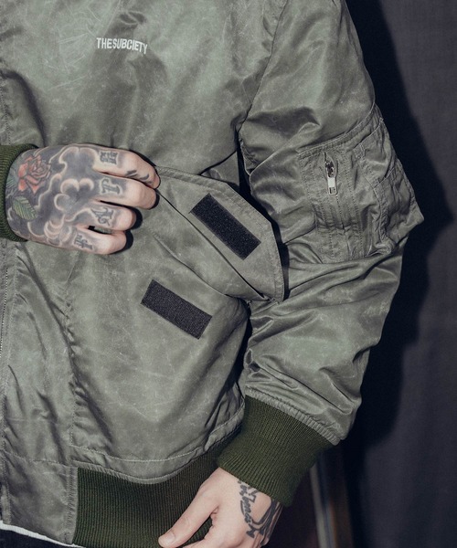 Subciety（サブサエティ）の「CWU-36P（ミリタリージャケット・メンズ・カモフラージュ/オリーブ/ブラック・X-LARGE/LARGE/MEDIUM/SMALL）」の9枚目の写真