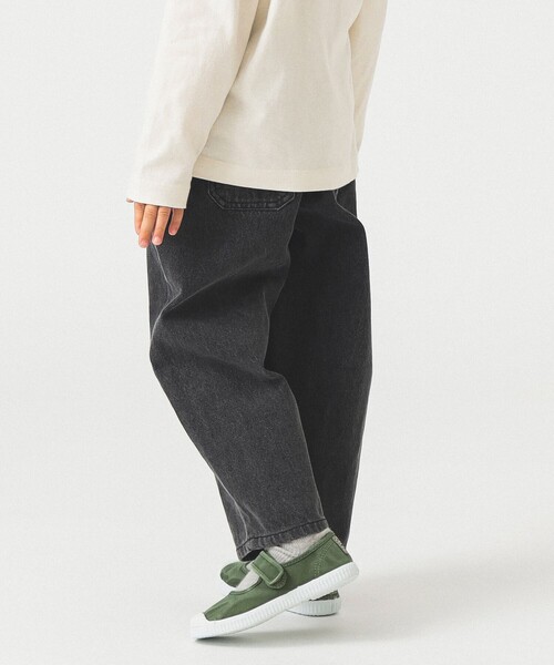 B:MING by BEAMS(ビーミングバイビームス)の「デニム カーブパンツ 2025FW(100~140cm)(デニムパンツ・キッズ・ブラック/インディゴブルー・110/100/140/130/120)」の4枚目の写真