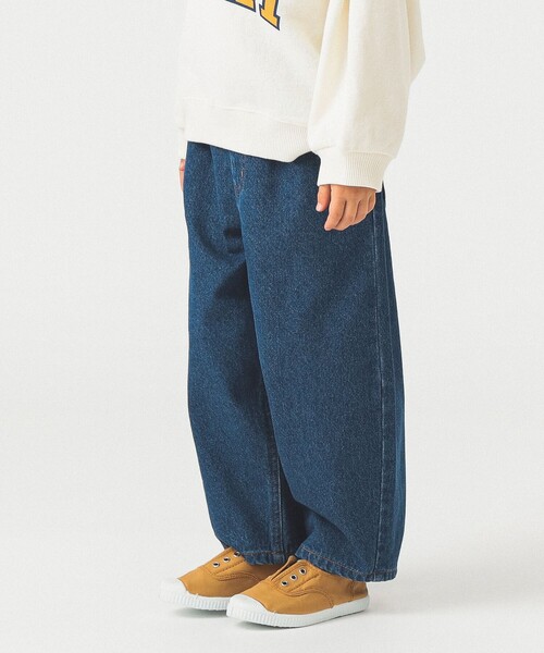 B:MING by BEAMS(ビーミングバイビームス)の「デニム カーブパンツ 2025FW(100~140cm)(デニムパンツ・キッズ・ブラック/インディゴブルー・110/100/140/130/120)」の8枚目の写真