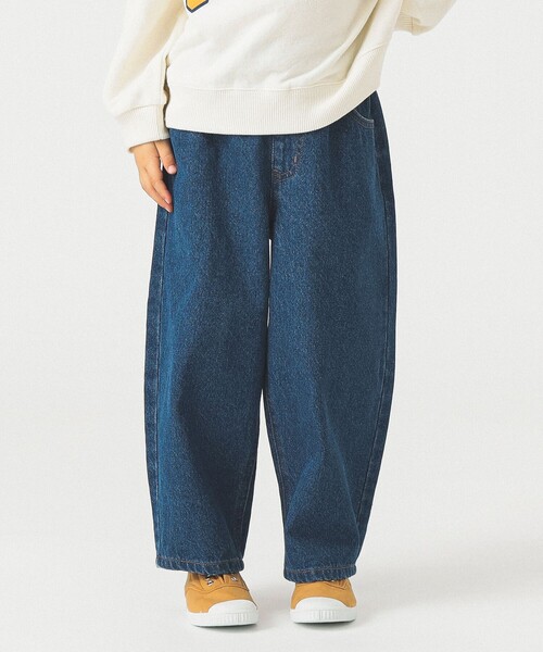 B:MING by BEAMS(ビーミングバイビームス)の「デニム カーブパンツ 2025FW(100~140cm)(デニムパンツ・キッズ・ブラック/インディゴブルー・110/100/140/130/120)」の9枚目の写真