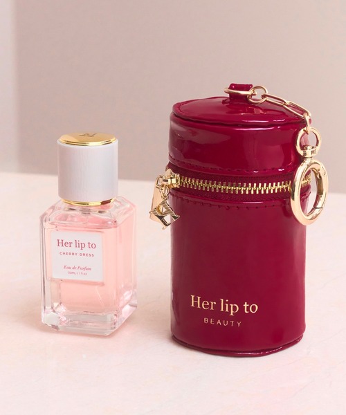 Her lip to HLT CHERRY DRESS BAG CHARM 香水 Eau de Parfum - CHERRY DRESS - & HLT BAG CHARM SET（香水