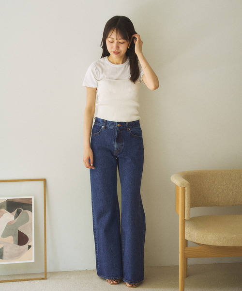 son jeans Plage プラージュ プラージュ Plage son jeans （サックスブルー） - ファッション