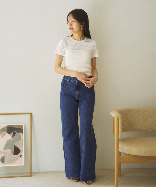 hanahana】Plage 36サイズ son jeans ブルー hanahana様専用】Plage 36