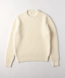 UNITED ARROWS | UAS ウール シルク ローゲージ クルーネック ニット(ニット/セーター)