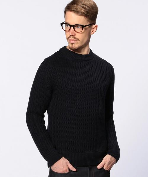 UNITED ARROWS（ユナイテッドアローズ）の「UAS ウール シルク ローゲージ クルーネック ニット（ニット/セーター・メンズ・オフホワイト/ワインレッド/ネイビー・MEDIUM/LARGE/X-SMALL/X-LARGE/SMALL/XX-LARGE）」の5枚目の写真