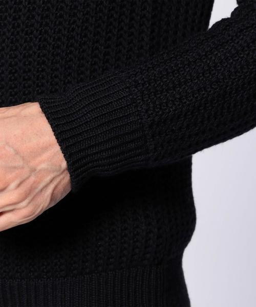 UNITED ARROWS（ユナイテッドアローズ）の「UAS ウール シルク ローゲージ クルーネック ニット（ニット/セーター・メンズ・オフホワイト/ワインレッド/ネイビー・MEDIUM/LARGE/X-SMALL/X-LARGE/SMALL/XX-LARGE）」の12枚目の写真