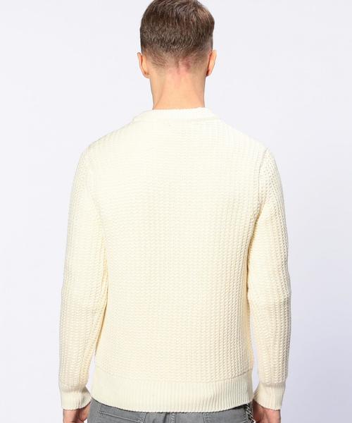 UNITED ARROWS（ユナイテッドアローズ）の「UAS ウール シルク ローゲージ クルーネック ニット（ニット/セーター・メンズ・オフホワイト/ワインレッド/ネイビー・MEDIUM/LARGE/X-SMALL/X-LARGE/SMALL/XX-LARGE）」の15枚目の写真