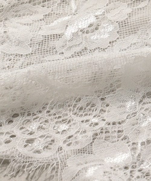 HUG.U（ハグユー）の「重ねて楽しむ 裾レースペチパンツ（その他パンツ・レディース・ブラック/ホワイト・トール丈/レギュラー丈）」の19枚目の写真