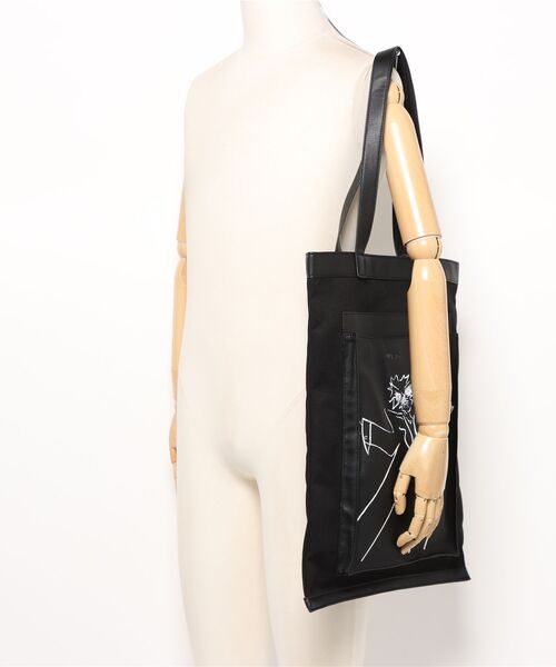 UN3D.(アンスリード)の「【MISATO ANDO】Pansy-chan TOTE / パンジーちゃんトートバッグ(トートバッグ・レディース・ブラック/ホワイト・FREE)」の4枚目の写真