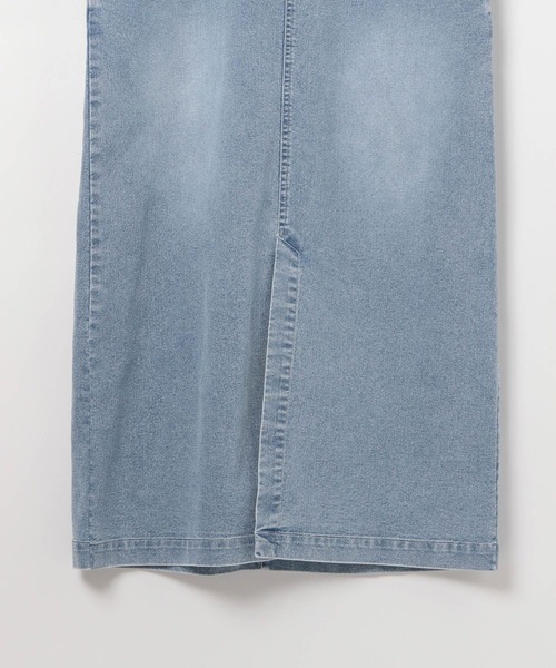 BAYFLOW（ベイフロー）の「ストレッチデニムジャンスカ（ジャンパースカート・レディース・サックスブルー/ブラック・FREE）」の20枚目の写真