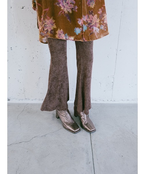 Glitter Velour Stretch Pants/グリッターヴェロアストレッチパンツ