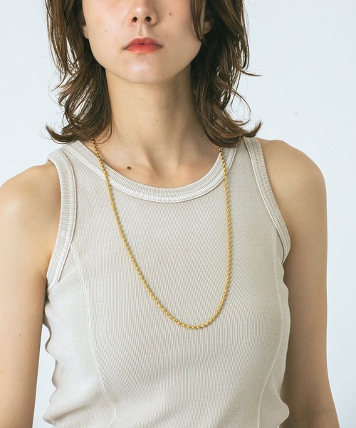 SOAC（ソーク）の「(SOAC)Drop Chain Long Necklace（ネックレス・レディース・シルバー/ゴールド・ONE SIZE）」の9枚目の写真