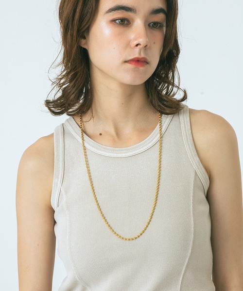 SOAC（ソーク）の「(SOAC)Drop Chain Long Necklace（ネックレス・レディース・シルバー/ゴールド・ONE SIZE）」の7枚目の写真