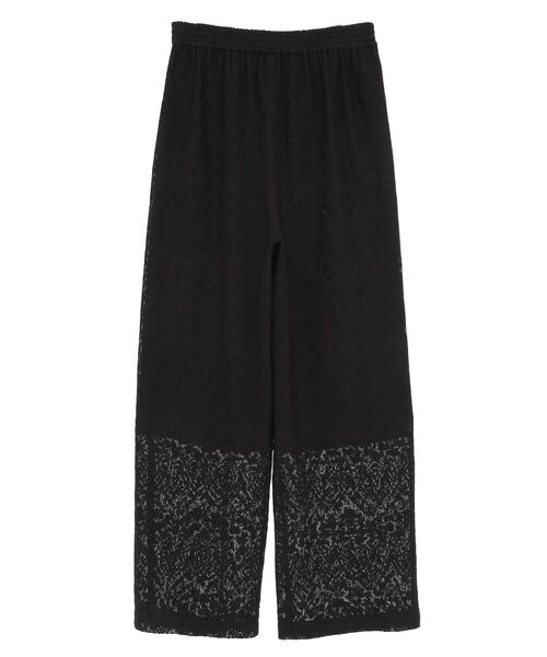 earth music&ecology（アースミュージックアンドエコロジー）の「レースイージーパンツ（その他パンツ・レディース・ブラック/モカ・S/M）」の20枚目の写真