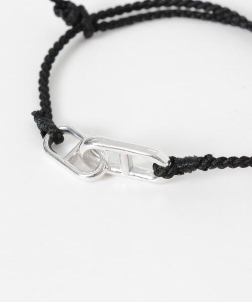 XOLO（ショロ）の「XOLO　Anchor Silk Code Bracelet（ブレスレット・メンズ・ブラック/ネイビー/グレー・FREE）」の5枚目の写真