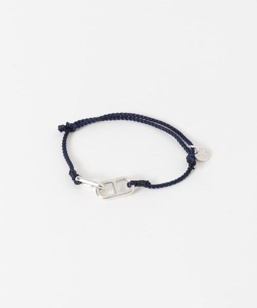 XOLO（ショロ）の「XOLO　Anchor Silk Code Bracelet（ブレスレット・メンズ・ブラック/ネイビー/グレー・FREE）」の8枚目の写真
