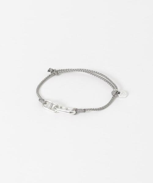 XOLO（ショロ）の「XOLO　Anchor Silk Code Bracelet（ブレスレット・メンズ・ブラック/ネイビー/グレー・FREE）」の10枚目の写真