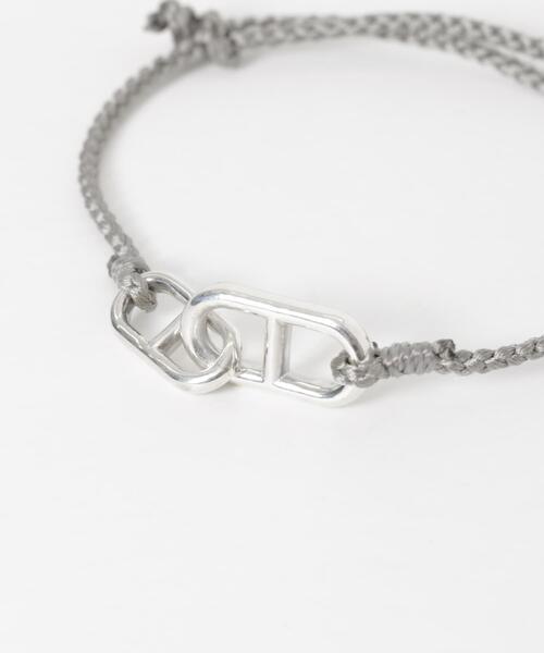 XOLO（ショロ）の「XOLO　Anchor Silk Code Bracelet（ブレスレット・メンズ・ブラック/ネイビー/グレー・FREE）」の11枚目の写真