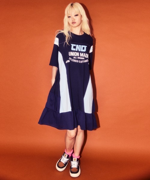 Candy Stripper（キャンディストリッパー）の「CND SWITCHED ワンピース（ワンピース・レディース・ネイビー/オフホワイト/ブラック・FREE）」の10枚目の写真