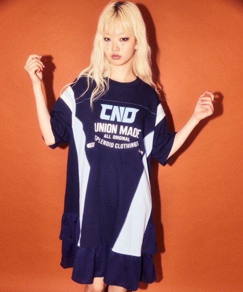 Candy Stripper（キャンディストリッパー）の「CND SWITCHED ワンピース（ワンピース・レディース・ネイビー/オフホワイト/ブラック・FREE）」の5枚目の写真