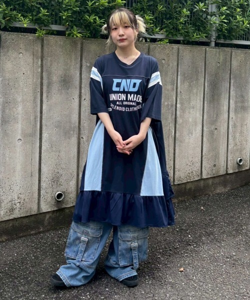 Candy Stripper（キャンディストリッパー）の「CND SWITCHED ワンピース（ワンピース・レディース・ネイビー/オフホワイト/ブラック・FREE）」の17枚目の写真