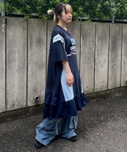 Candy Stripper（キャンディストリッパー）の「CND SWITCHED ワンピース（ワンピース・レディース・ネイビー/オフホワイト/ブラック・FREE）」の18枚目の写真