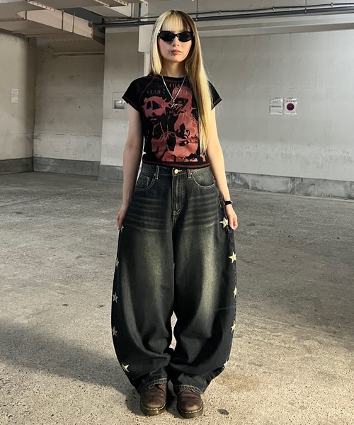 サイドスターカーブデニム（デニムパンツ）｜Figments（フィグメンツ