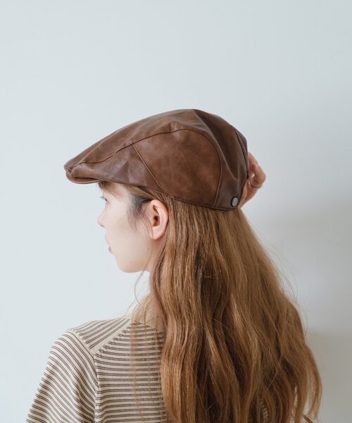 レザーハンチング（ハンチング/ベレー帽）｜Kastane（カスタネ）の