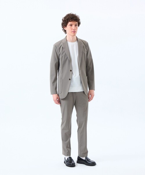 MACKINTOSH PHILOSOPHY(マッキントッシュ フィロソフィー)の「ドライフラットストレッチ イージージャケット ナイロントリコット(テーラードジャケット・メンズ・グリーン系その他3/ダークネイビー・42/36/40/38)」の4枚目の写真