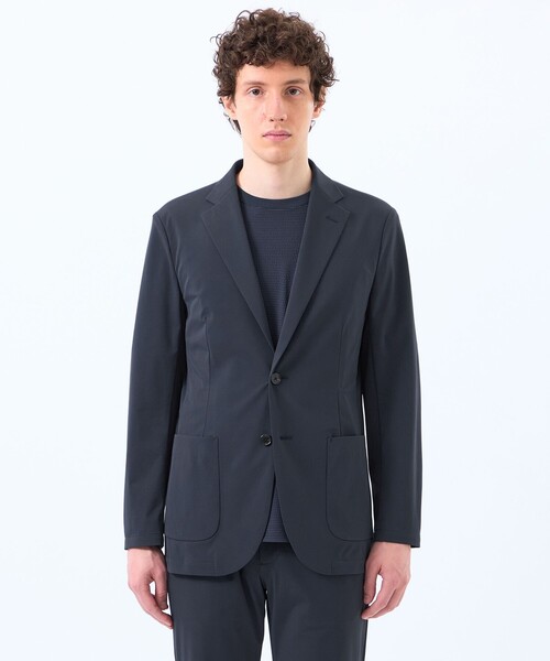 MACKINTOSH PHILOSOPHY(マッキントッシュ フィロソフィー)の「ドライフラットストレッチ イージージャケット ナイロントリコット(テーラードジャケット・メンズ・グリーン系その他3/ダークネイビー・42/36/40/38)」の5枚目の写真