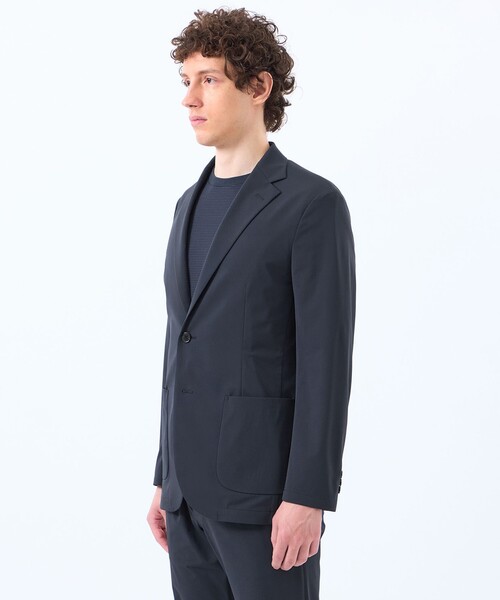 MACKINTOSH PHILOSOPHY(マッキントッシュ フィロソフィー)の「ドライフラットストレッチ イージージャケット ナイロントリコット(テーラードジャケット・メンズ・グリーン系その他3/ダークネイビー・42/36/40/38)」の6枚目の写真