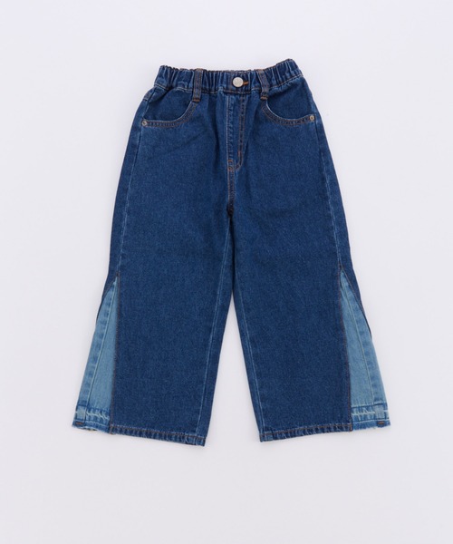 Ocean&Ground（オーシャン&グラウンド）の「ﾘﾒｲｸﾃﾞﾆﾑﾊﾟﾝﾂ（デニムパンツ・キッズ・ケミカルウォッシュ/ダークインディゴブルー/ブラック・120/110/100/90/140/130）」の3枚目の写真