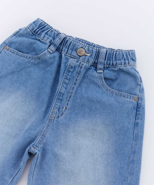 Ocean&Ground（オーシャン&グラウンド）の「ﾘﾒｲｸﾃﾞﾆﾑﾊﾟﾝﾂ（デニムパンツ・キッズ・ケミカルウォッシュ/ダークインディゴブルー/ブラック・120/110/100/90/140/130）」の11枚目の写真
